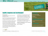 velo-mueller.ch Webseite Vorschau