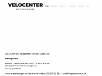 velocenter.ch Webseite Vorschau