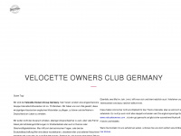 velocette.de Webseite Vorschau