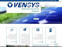 vensys-elektrotechnik.de Webseite Vorschau
