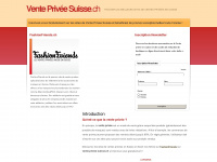 vente-privee-suisse.ch Webseite Vorschau