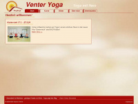 venter-yoga.de Webseite Vorschau