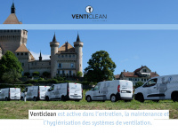 venticlean.ch Webseite Vorschau