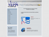 vepa-produkte.de Webseite Vorschau