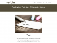 verbia.de Webseite Vorschau