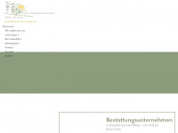 verde-bestattungen.de Webseite Vorschau