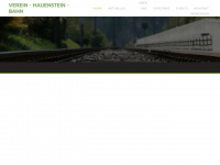 vereinhauensteinbahn.ch Webseite Vorschau