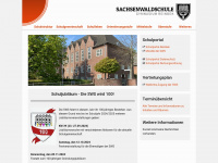 sachsenwaldschule.de Webseite Vorschau