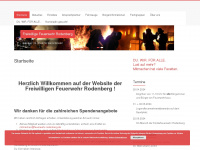 feuerwehr-rodenberg.de Webseite Vorschau