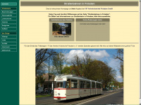 strassenbahn-potsdam.de Webseite Vorschau