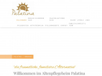 altenpflegeheim-palatina.de Webseite Vorschau