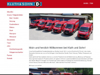 kluth-sohn.de Webseite Vorschau