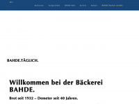 bahde.de Webseite Vorschau