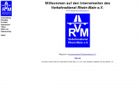 verkehrsdienst-rhein-main.de Webseite Vorschau
