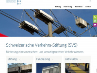 verkehrsstiftung.ch Webseite Vorschau