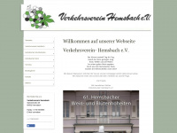 verkehrsverein-hemsbach.de Webseite Vorschau