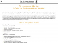 vermessung-zimmermann.de Webseite Vorschau