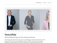 vescofida.ch Webseite Vorschau
