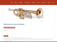veteranenblasmusik.ch Webseite Vorschau