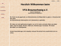 vfa-braunschweig.de Webseite Vorschau