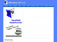 vfb-altrip.de Webseite Vorschau