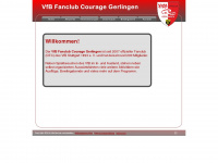 vfb-fanclub-courage-gerlingen.de Webseite Vorschau