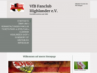 vfb-highlander.de Webseite Vorschau
