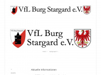 vfl-burg-stargard.de Webseite Vorschau
