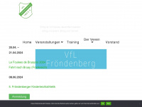 vfl-froendenberg.de Webseite Vorschau
