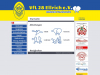 vfl28ellrich.de Webseite Vorschau