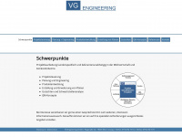 vg-engineering.de Webseite Vorschau