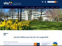 vhs-langenfeld.de Webseite Vorschau