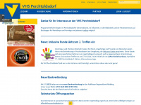 vhs-perchtoldsdorf.at Webseite Vorschau