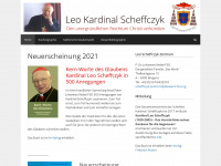 leo-cardinal-scheffczyk.org Webseite Vorschau