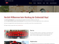 musikzug-hoya.de Webseite Vorschau