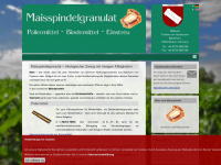maisspindelgranulat.de Webseite Vorschau