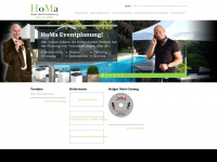 homa-eventplanung.de Webseite Vorschau
