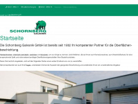 schornberg.de Webseite Vorschau