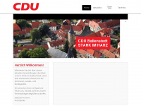 cdu-ballenstedt.de Webseite Vorschau