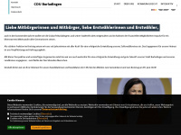 cdu-burladingen.de Webseite Vorschau