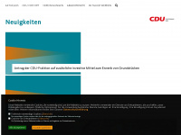 cdu-werl.de Webseite Vorschau