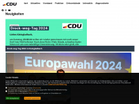 cdu-hueckelhoven.de Webseite Vorschau