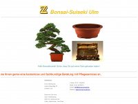 bonsai-suiseki.de Webseite Vorschau