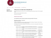 vhs-steinamrhein.ch Webseite Vorschau