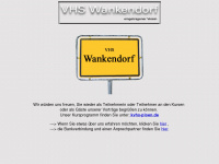 vhs-wankendorf.de Webseite Vorschau