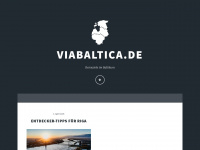 viabaltica.de Webseite Vorschau