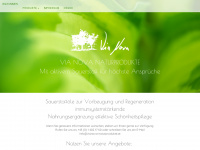 vianova-naturprodukte.at Webseite Vorschau