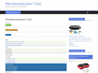 vibrationstrainer-test.de Webseite Vorschau
