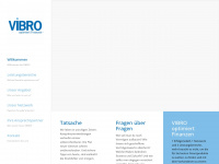 vibro.ch Webseite Vorschau