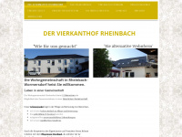 vierkanthof-rheinbach.de Webseite Vorschau